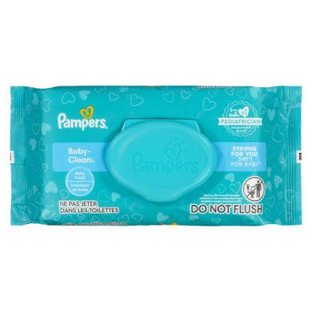 Pampers Baby Wipes 72-pack