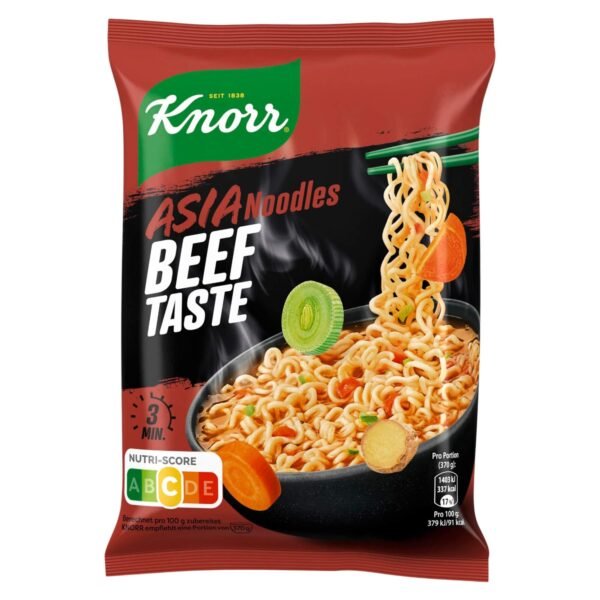 knorr-asia-noodles-rind-70g Knorr Instant Noodles — 5 × 70g