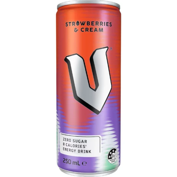 v-energy-drink-strawberries-cream-250ml V Energy Drink – 250 ml